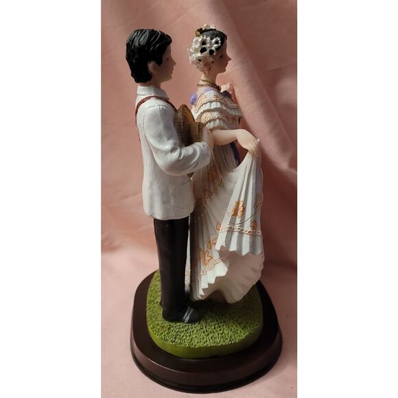 MONTEFIORI COLLECTION FLAMINGO COUPLE DANCERS FIGURINES DANIEL'S COLLECTION 8”H - Picture 8 of 11